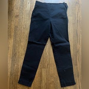 Old Navy Black Side Zip Ankle Pants